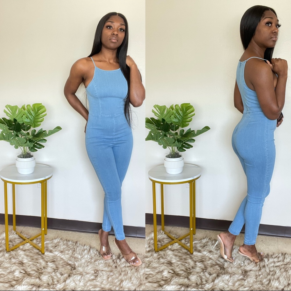 Sasha Denim Jumpsuit